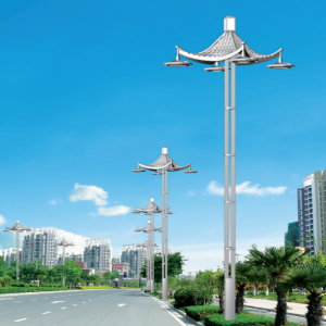 LED Solar Powered Street Lights With Poles